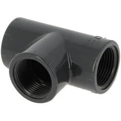 CEPEX Té PVC Pression Femelle 20-27 90°