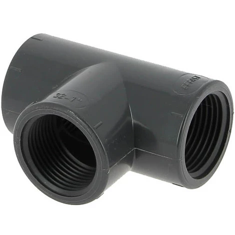IRRIGARONNE Té PVC Pression Femelle 26-34 90° 3 IRRIGARONNE Té PVC Pression Femelle 26-34 90°