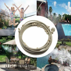 MALLOMNE Arroseur De Parc Aquatique De Trampoline Meilleurs Jouets D'��t�� En Plein Air Pour Les Enfants �� L'ext��rieur