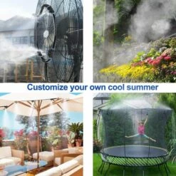 Triomphe Kit D'irrigation Goutte à Patio Misting Micro Flow Drip Kit With (8M) Jardin Brumisation Refroidissement Système D'arrosage Distribution Pour Trampoline De Serre Pour Waterpark 11 Triomphe Kit D'irrigation Goutte à Patio Misting Micro Flow Drip Kit With (8M) Jardin Brumisation Refroidissement Système D'arrosage Distribution Pour Trampoline De Serre Pour Waterpark -Arrosage Enterré Soldes 31775195 5