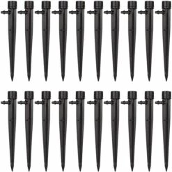 Triomphe Irrigation Drives, Arroseur Automatique à Micro-arroseur 360 ° D'arrosage Réglable, Connecteur De Tuyau De 4 Mm / 7mm, Pour Jardin / Paysage / Plate-forme / Terrasse / à L'herbe / à La Cuisson / à La Cuisson, 20 Pièces