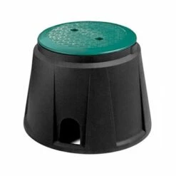 Plantawa Regard Grand Circulaire Ø24 X 33 X 26cm Cepex Noir Et Vert En Polypropylène Haute Qualité Et Résistance