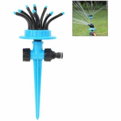 Rotation 360° Automatique Système D'irrigation Par Eau De Jardin D'arroseur De Pelouse à 12 Buses Coxolo
