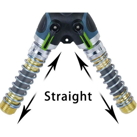 TRIOMPHE Connecteur De Séparateur De Tuyau 2 Way Y, Adaptateur De Connecteur De Vanne De Tuyau D'eau Y, Carrosserie De Tuyau De Jardin Corps Métallique Avec Prise En Caoutchouc Lisse Pour Les Jardins, Irrigation, Utilisation Du Ménage (4 Rondelles Libres) 5 TRIOMPHE Connecteur De Séparateur De Tuyau 2 Way Y, Adaptateur De Connecteur De Vanne De Tuyau D'eau Y, Carrosserie De Tuyau De Jardin Corps Métallique Avec Prise En Caoutchouc Lisse Pour Les Jardins, Irrigation, Utilisation Du Ménage (4 Rondelles Libres) – Image 3