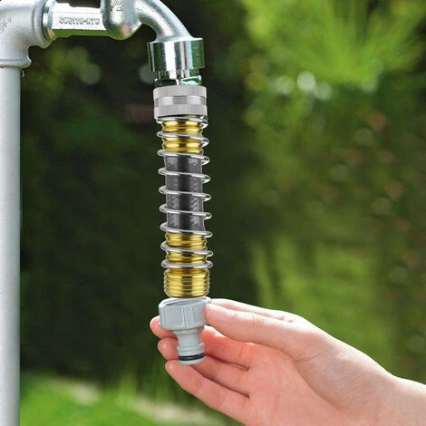 TRIOMPHE Connecteur De Séparateur De Tuyau 2 Way Y, Adaptateur De Connecteur De Vanne De Tuyau D'eau Y, Carrosserie De Tuyau De Jardin Corps Métallique Avec Prise En Caoutchouc Lisse Pour Les Jardins, Irrigation, Utilisation Du Ménage (4 Rondelles Libres) 6 TRIOMPHE Connecteur De Séparateur De Tuyau 2 Way Y, Adaptateur De Connecteur De Vanne De Tuyau D'eau Y, Carrosserie De Tuyau De Jardin Corps Métallique Avec Prise En Caoutchouc Lisse Pour Les Jardins, Irrigation, Utilisation Du Ménage (4 Rondelles Libres) – Image 4