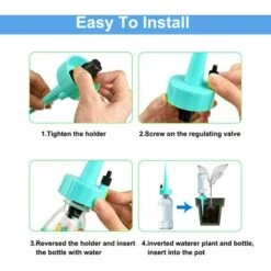 ECHOO Rrigation Goutte à Goutte Kit, 12 Pcs Science Dispositifs D'arrosage Des Plantes Réglable, DIY Automatique Plantes Irrigation Système Pour Jardin Maison Intérieur Extérieur/Fleurs Du Parc -Arrosage Enterré Soldes 37995659 3