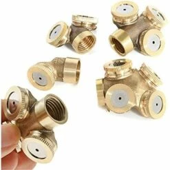 ECHOO Buse De Brumisation En Laiton, 1/4" G (12,5 Mm) - Filetage Femelle - Buses De Brumisation Pour Arroseurs De Jardin - Connecteur D'irrigation (1 Trou) -Arrosage Enterré Soldes 39328104 4