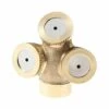 ECHOO Buse De Brumisation En Laiton, 1/4" G (12,5 Mm) Avec Filetage Femelle, Buses De Brumisation Pour Arrosage, Connecteur D'irrigation (3 Trous) -Arrosage Enterré Soldes 39328127 1