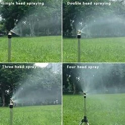 ECHOO Buse De Brumisation En Laiton, 1/4" G (12,5 Mm) Avec Filetage Femelle, Buses De Brumisation Pour Arrosage, Connecteur D'irrigation (2 Trous) -Arrosage Enterré Soldes 39328141 5