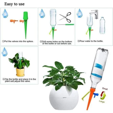 ECHOO 18Pcs Irrigation Goutte à Goutte Kit, Arrosage Plantes Automatique Système Matériel D'irrigation Goutte à Goutte Pour Jardin Maison Intérieur Extérieur/Fleurs Du Parc 5 ECHOO 18Pcs Irrigation Goutte à Goutte Kit, Arrosage Plantes Automatique Système Matériel D'irrigation Goutte à Goutte Pour Jardin Maison Intérieur Extérieur/Fleurs Du Parc – Image 3