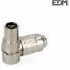 EDM Connecteur Métallique Tv Femelle Coudé 9,5mm -Arrosage Enterré Soldes 42040890 1