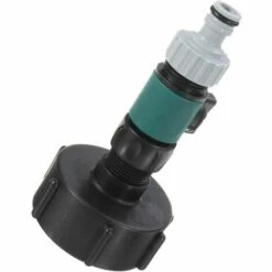 ALMI Lot De 2 Adaptateurs IBC Pour Tuyau D'eau, Connecteur De Réservoir D'eau IBC S60X6 Avec Robinet Pour L'irrigation Agricole, Jardin, Balcon -Arrosage Enterré Soldes 43006143 4