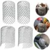 ALMI 6 Pièces Filtres De Gouttière En Aluminium Grille Protection Gouttiere Protège-gouttières En Métal Protection Gouttiere Feuilles Pour Maison, Avant-toit, Fossé, Égout -Arrosage Enterré Soldes 43006288 1