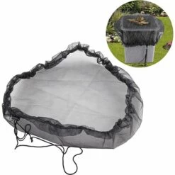 ALMI Lot De 3 Housses En Maille Pour Fûts De Pluie, Filets, Seaux De Collecte D'eau, Système De Collecte D'eau De Pluie, Kit De Baril De Pluie Pour Garder Les Débris Hors De La Pluie -Arrosage Enterré Soldes 43008627 3
