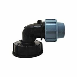 ALMI Adaptateur De Réservoir IBC S60X6 Vers Mdpe Raccords De Tuyau D'eau Pour Réservoirs D'eau IBC (3 Sorties 25 Mm)