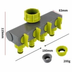 Arrosage Du Jardin Et Entretien Des Pelouses Robinet Standard Européen, Inverseur à Une Entrée Et Quatre Soupapes De Sortie, Inverseur De Jardin,HANBING -Arrosage Enterré Soldes 45479043 3
