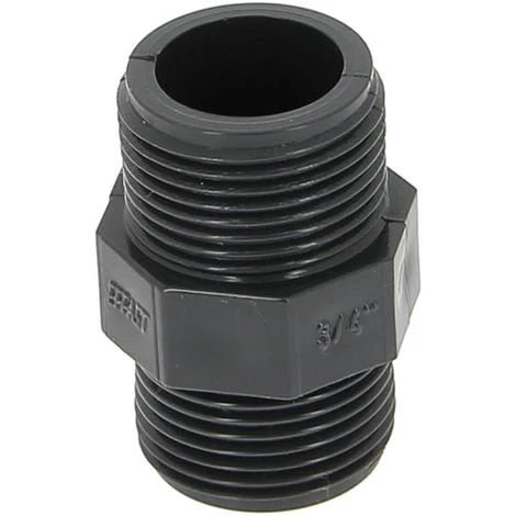 CEPEX Mamelon PVC Pression Mâle-mâle 20-27 3 CEPEX Mamelon PVC Pression Mâle-mâle 20-27