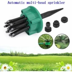 Arroseur Automatique Flexible à 360° Pour Jardin 10*9*9cm Fontainebleau Vert 9 Arroseur Automatique Flexible à 360° Pour Jardin 10*9*9cm Fontainebleau Vert -Arrosage Enterré Soldes 47853649 3