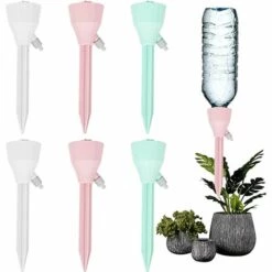 Kit Irrigation Goutte à Goutte 6 Pièces, Triomphe Arrosage Plantes Automatique DIY,Arroseurs Automatiques Plantes,Système D'Irrigation Distributeur Arrosager Plantes Pour Jardin Maison Intérieur Extérieur
