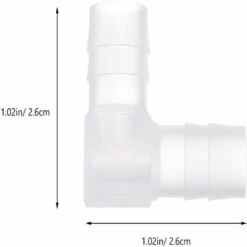 KARTOKNER 10 Pièces Tuyau En Plastique Raccord Cannelé Coude 10 Mm En Forme De L Raccords De Joint De Tuyau Adaptateur De Tube Connecteur De Tuyau Pour Carburant Air Eau Huile Gaz (10*10mm) -Arrosage Enterré Soldes 51371810 2