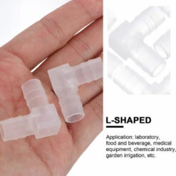 KARTOKNER 10 Pièces Tuyau En Plastique Raccord Cannelé Coude 10 Mm En Forme De L Raccords De Joint De Tuyau Adaptateur De Tube Connecteur De Tuyau Pour Carburant Air Eau Huile Gaz (10*10mm) -Arrosage Enterré Soldes 51371810 4
