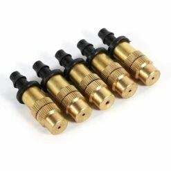 ECHOO 5pcs Réglable En Laiton Buse De Pulvérisation De Brumisateur Connecteur D'arrosage D'arrosage D'atomisation Respectueux De L'environnement Avec Conception De Réglage De Débit Pour L'irrigation D'arros 11 ECHOO 5pcs Réglable En Laiton Buse De Pulvérisation De Brumisateur Connecteur D'arrosage D'arrosage D'atomisation Respectueux De L'environnement Avec Conception De Réglage De Débit Pour L'irrigation D'arros -Arrosage Enterré Soldes 52650657 5