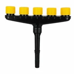 SUPERSELLER Arroseur De Jardin Tête D'arrosage Multi-têtes Réglable Système D'irrigation Par Aspersion De Pelouse Multi-Tips Jardin Extérieur Patio Cour Pulvérisateur D'eau Système D'arrosage - 5 Têtes