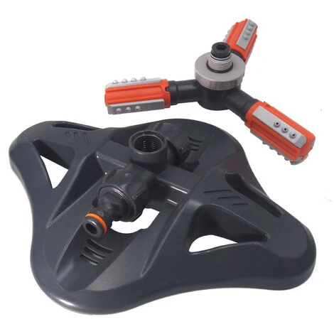 ECHOO Arroseur De Jardin,Système D'Irrigation D’arrosage,3 Têtes 360 Degrées Arrosage Irrigation Pour Gazon Pelouse Jardin, Facile De Raccordements De Tuyaux (Orange) 3 ECHOO Arroseur De Jardin,Système D'Irrigation D’arrosage,3 Têtes 360 Degrées Arrosage Irrigation Pour Gazon Pelouse Jardin, Facile De Raccordements De Tuyaux (Orange)