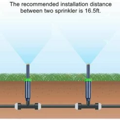 2 Turbines D'arrosage Escamotables Avec 360° Têtes D'arrosage,Macaron -Arrosage Enterré Soldes 54423616 3