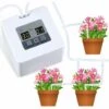 LITZEE Kit D'irrigation Goutte à Goutte Automatique Micro, Système D'auto-arrosage Avec Minuterie D'eau électronique De 30 Jours, Charge USB Pour 10 Plantes En Pot D'intérieur -Arrosage Enterré Soldes 54682564 1