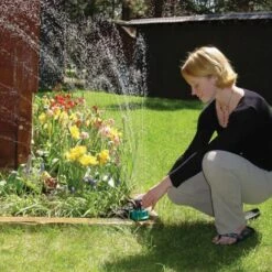 FONTAINEBLEAU Arroseur De Jardin Arroseur De Pelouse Arroseur Rotatif à 360°Arroseur De Jardin Grande Surface Arroseur Automatique De Jardin D'Irrigation Pour Pelouse Fleurs Fraîches, Jardin, Champ De Légumes, 1 PCS，Fonepro -Arrosage Enterré Soldes 55922788 5