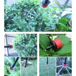 LUCKY-88 Ventilateur Et Brumisateur Extérieur Spray De Jardin Extérieur, Système De Refroidissement Par Atomisation, Kit D'irrigation Automatique 4,7 (tuyau 30 Mètres 4,7) -Arrosage Enterré Soldes 56329511 4