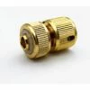 CHANCEY Laiton Raccord D'arrosage Rapides Pour Tuyau, Raccord D'Arrosage 1/2'' - Pack De 4,SEMAket,or