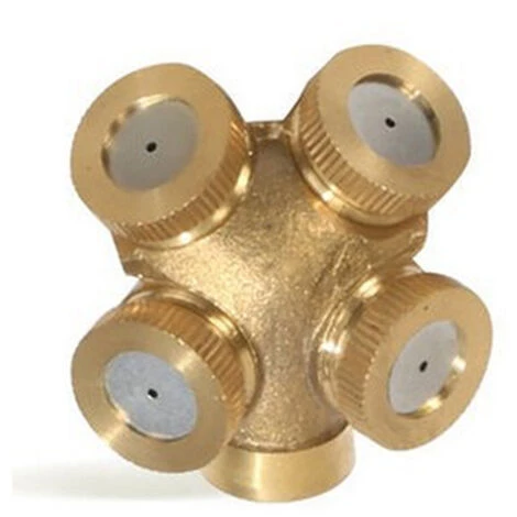 IRISFR 2 Pack 4 Trous Buse De Pulvérisation En Laiton, Brumisateur Buse Jardin Arroseurs Raccord De Tuyau D'eau Connecteur Pour Jardinage Et Agriculture,Lilaris 3 IRISFR 2 Pack 4 Trous Buse De Pulvérisation En Laiton, Brumisateur Buse Jardin Arroseurs Raccord De Tuyau D'eau Connecteur Pour Jardinage Et Agriculture,Lilaris