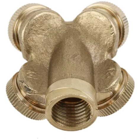 IRISFR 2 Pack 4 Trous Buse De Pulvérisation En Laiton, Brumisateur Buse Jardin Arroseurs Raccord De Tuyau D'eau Connecteur Pour Jardinage Et Agriculture,Lilaris 5 IRISFR 2 Pack 4 Trous Buse De Pulvérisation En Laiton, Brumisateur Buse Jardin Arroseurs Raccord De Tuyau D'eau Connecteur Pour Jardinage Et Agriculture,Lilaris – Image 3