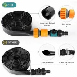 OUSUDELA Arroseur De Trampoline, Le Trampoline Accessoire Peut être Utilisé Pour Les Sports De Plein Air D'été Et Les Parcs Aquatiques, Tuyau D'arrosage De Jardin épaissi De, 12m -Arrosage Enterré Soldes 58338264 4