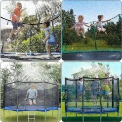 OUSUDELA Arroseur De Trampoline, Le Trampoline Accessoire Peut être Utilisé Pour Les Sports De Plein Air D'été Et Les Parcs Aquatiques, Tuyau D'arrosage De Jardin épaissi De, 12m -Arrosage Enterré Soldes 58338264 5