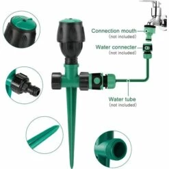 OUSUDELA Arroseur De Jardin, 360 Degrés Arroseur De Pelouse, Arroseur Rotatif, Arrosage Automatique Pour Jardin, Pulvérisateur D'irrigation Pour Plantes, Fleurs, Légumes -Arrosage Enterré Soldes 58338327 3