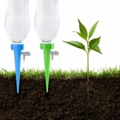 OUSUDELA Lot De 10 Pics D'arrosage Réglables Pour Plantes D'intérieur Et D'extérieur -Arrosage Enterré Soldes 58338332 3