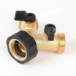 AOUGO Kanana 2-voies Y-Distributeur Pour Zulaufschläuche, 3/4 Pouces Pour Connexion De 2 Appareils (YV03) -Arrosage Enterré Soldes 58574987 3