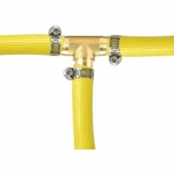 MACARON Connecteur En Laiton À 3 Voies Connecteur D'Extension De Tuyau Connecteur De Tuyau D'Arrosage Connecteur De Tuyau D'air Comprimé Connecteur De Tuyau De Carburant T-Pièce(4 Pièces 10mm)LO-Ron -Arrosage Enterré Soldes 58677713 5