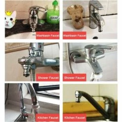 MACARON Connecteurs De Raccord De Tuyau D'eau Nickelés à Connexion Rapide Pour Tuyau D'arrosage M22x1 M24x1 Femelle Et Adaptateur Fileté Mâle （2pcs）LO-Ron -Arrosage Enterré Soldes 58677723 5