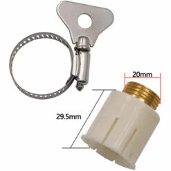 MACARON Adaptateur Universel Pour Robinet De Bain Vers Tuyau D'arrosage,1/2 Pouce Et 3/4 Pouce 2-en-1 Adaptateur Femelle à Fente LO-Ron -Arrosage Enterré Soldes 58677728 3