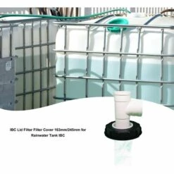 FR-LIFE BR-Vie Couvercle IBC Avec Filtre En Nylon, 165mm Filtre Cuve IBC Couvercle, Couvercle IBC Avec Évent Pour Réservoir D'eau De Pluie IBC -Arrosage Enterré Soldes 59638002 3