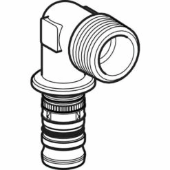 GEBERIT Coude Mixte 90° M1 8X13 D40 Réf 615.255.00.5