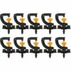 AOUGO 10pcs 360° Rotary G Type Micro Nozzle Sprinkler Plant Irrigation Atomizing -Arrosage Enterré Soldes 60281815 1
