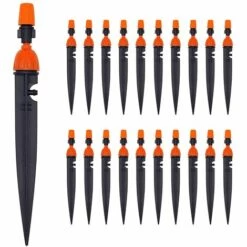 ENLENK Arrosage Goutte-à-goutte Réglable à 360 Degrés Pour Système D'irrigation Goutte De Jardin 1/4 (4-7 Mm) Tuyau Micro Flow Pour Jardin, Serre (20 Pcs)