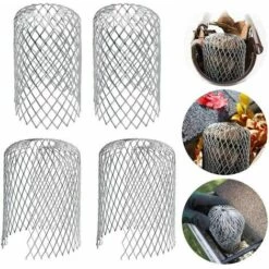 Filtre De Gouttière De Filtre Anti-feuilles De Tuyau De Vidange D'avant-toit (8*15 6 Pièces),HANBING