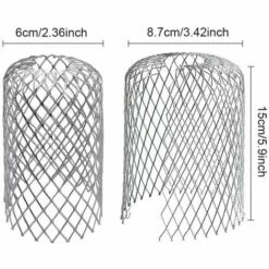 Filtre De Gouttière De Filtre Anti-feuilles De Tuyau De Vidange D'avant-toit (8*15 6 Pièces),HANBING -Arrosage Enterré Soldes 63784804 3