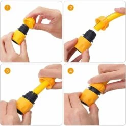 MèREÉTERNEL Lot De 10 Connecteurs De Tuyau D'arrosage En Plastique Pour Tuyau D'arrosage Et Robinet 1,27 Cm Ternel -Arrosage Enterré Soldes 64424483 3